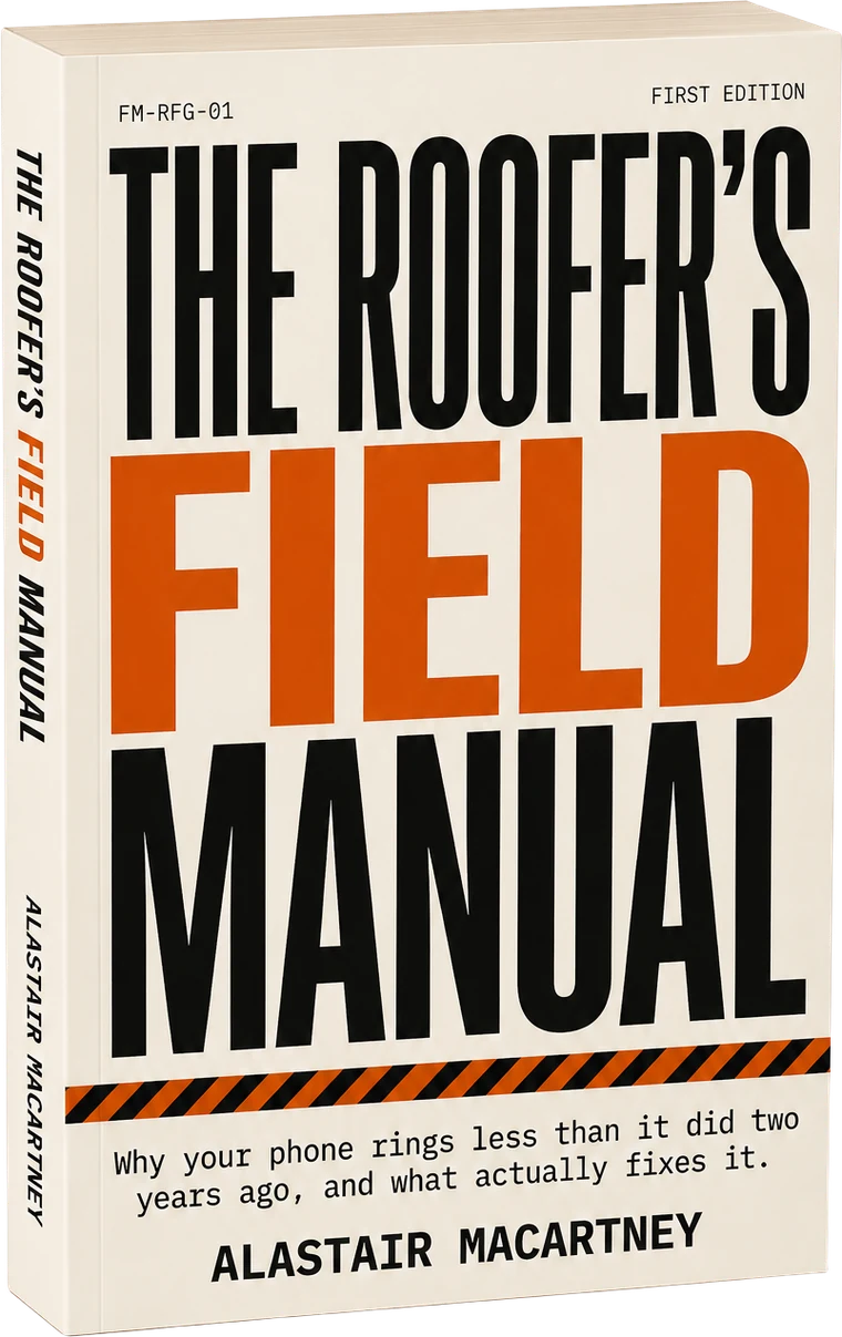 The Roofer's Field Manual, first edition cover